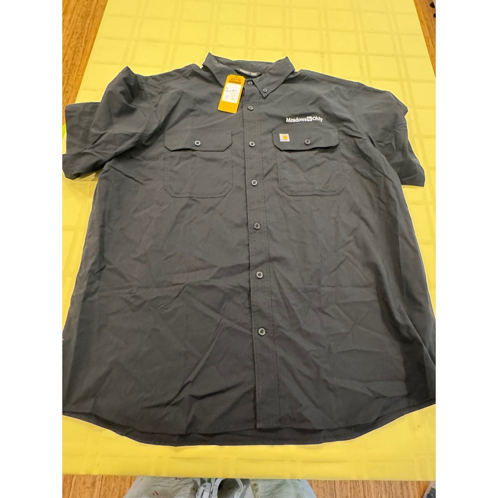 Carhartt Force Relaxed Fit Lightweight Short Sleeve Shirt Black 2XL 105292-N04